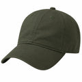 Casquette de baseball taille unique textile vert kaki à visière courbée